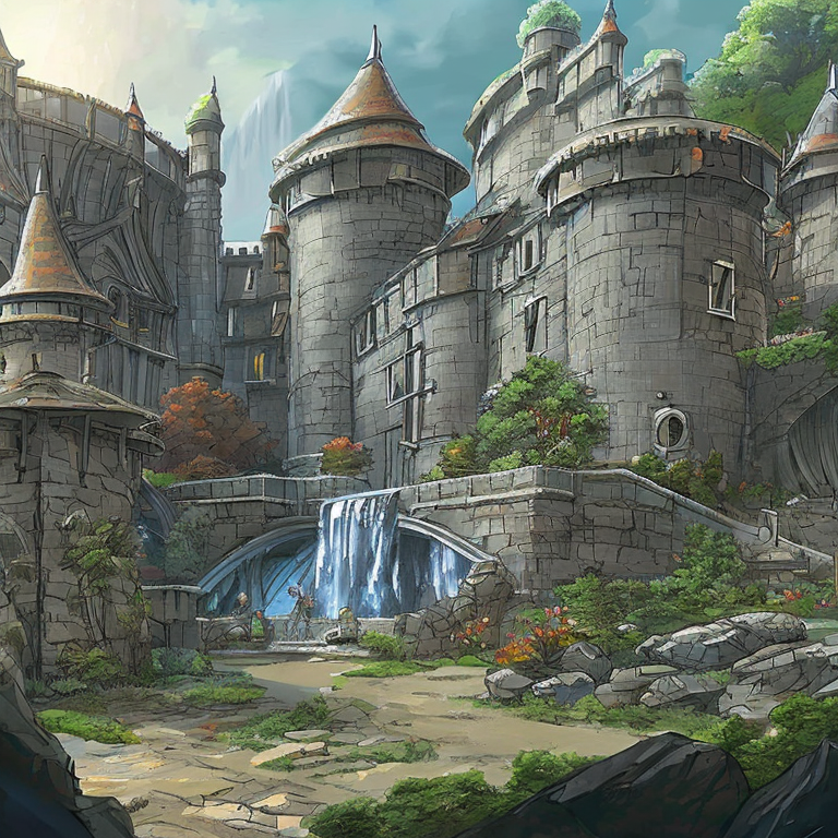 01608-1953191811-a castle with waterfalls and gardens and stone walls in a giant castle with a marketplace off in the distance in a castle TEMPC2.png